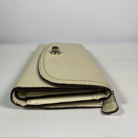 Coach Park Leather Checkbook Wallet Turnlock closure F49164 - Picture 4 of 16